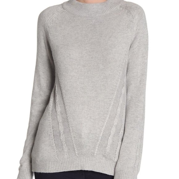 Nanette Lepore Cashmere Cable Knit Sweater - Picture 1 of 10